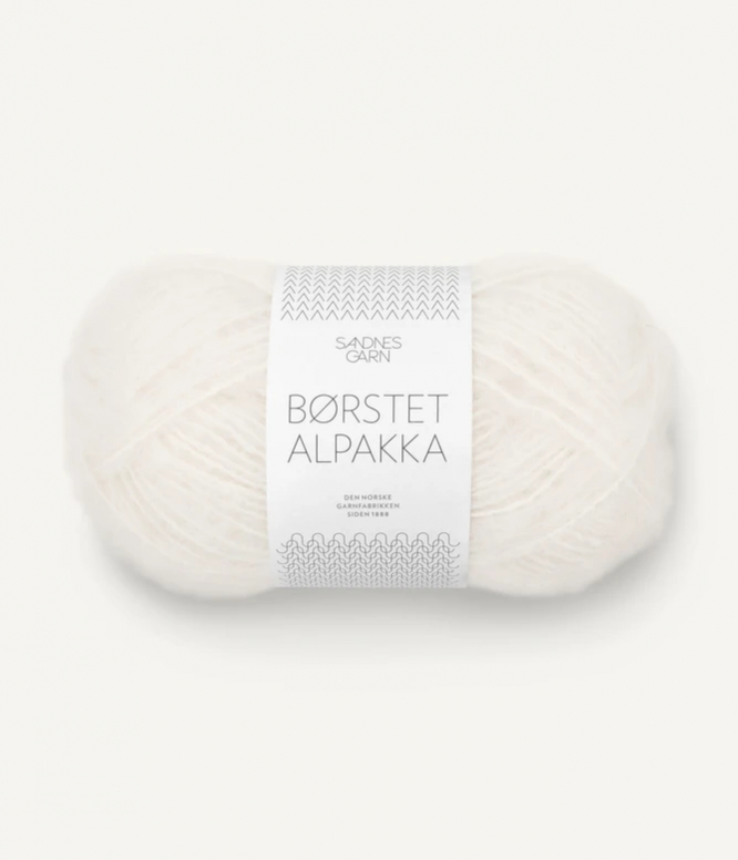 Borstet Alpakka