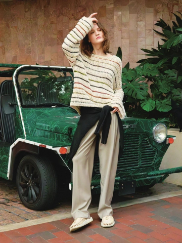 Модель 2404_10 SOMMERSTRIKK SEBRINA SWEATER с инструкцией на английском языке