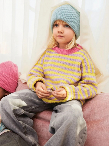 Модель 2401_2 MYKT TIL BARN SEDRICK SWEATER JUNIOR с инструкцией на английском языке