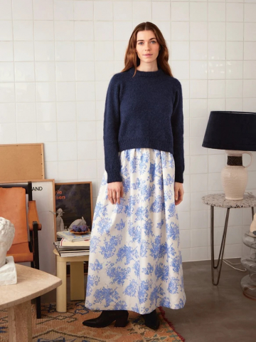 Модель 2403_7 DIY SPENCER SWEATER с инструкцией на английском языке
