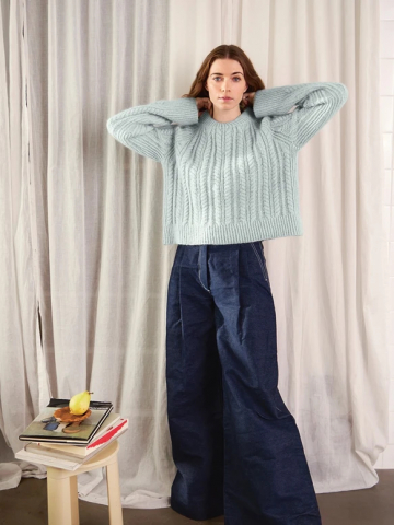 Модель 2403_10 DIY KAJA SWEATER с инструкцией на английском языке
