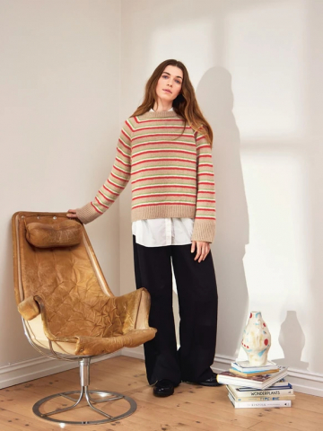 Модель 2403_12 DIY NORTH SWEATER с инструкцией на английском языке